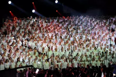 Les 2000 choristes au Galaxie d'Amneville en 2017 - photo 55