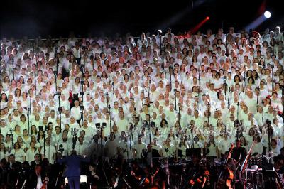 Les 2000 choristes au Galaxie d'Amneville en 2017 - photo 56