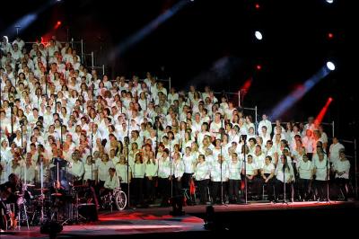 Les 2000 choristes au Galaxie d'Amneville en 2017 - photo 57