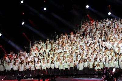 Les 2000 choristes au Galaxie d'Amneville en 2017 - photo 59